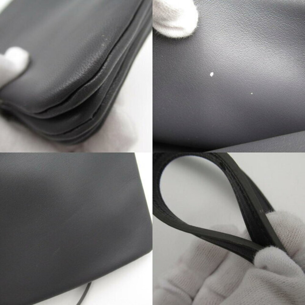 Celine Trio Shoulder Bag Leather Gray - Picture 10 of 10